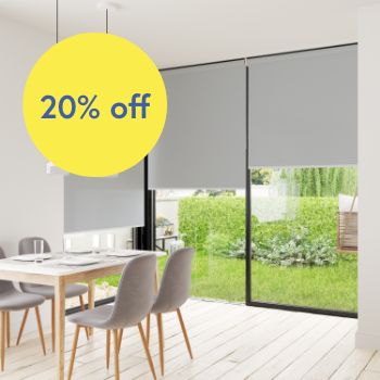 Roller Blind in kitchen environment
